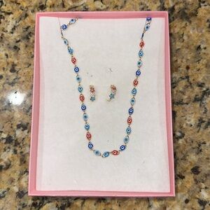 Necklace and earrings